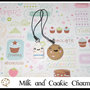 Milk and Cookie BFF Phone Charms