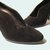 BLACK SUEDE PUMPS - SIZE 6.5 - '80 - MADE IN ITALY - NEW AND NEVER WORN