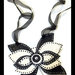 Collana Butterfly bianca e nera