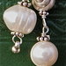 White sea earrings