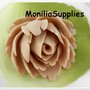 1 pz CABOCHON RESINA FIORE 1 RESINA COLOR BEIGE#FIORE1