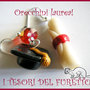 Orecchini Laurea Tocco Pergamena Idea regalo Fimo cernit kawaii