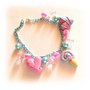 Bracciale lollipop cuori fimo