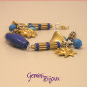 Bracciale oro blu Bracciale oro blu