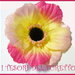 Fermaglio Peonia rosa kawaii clip 
