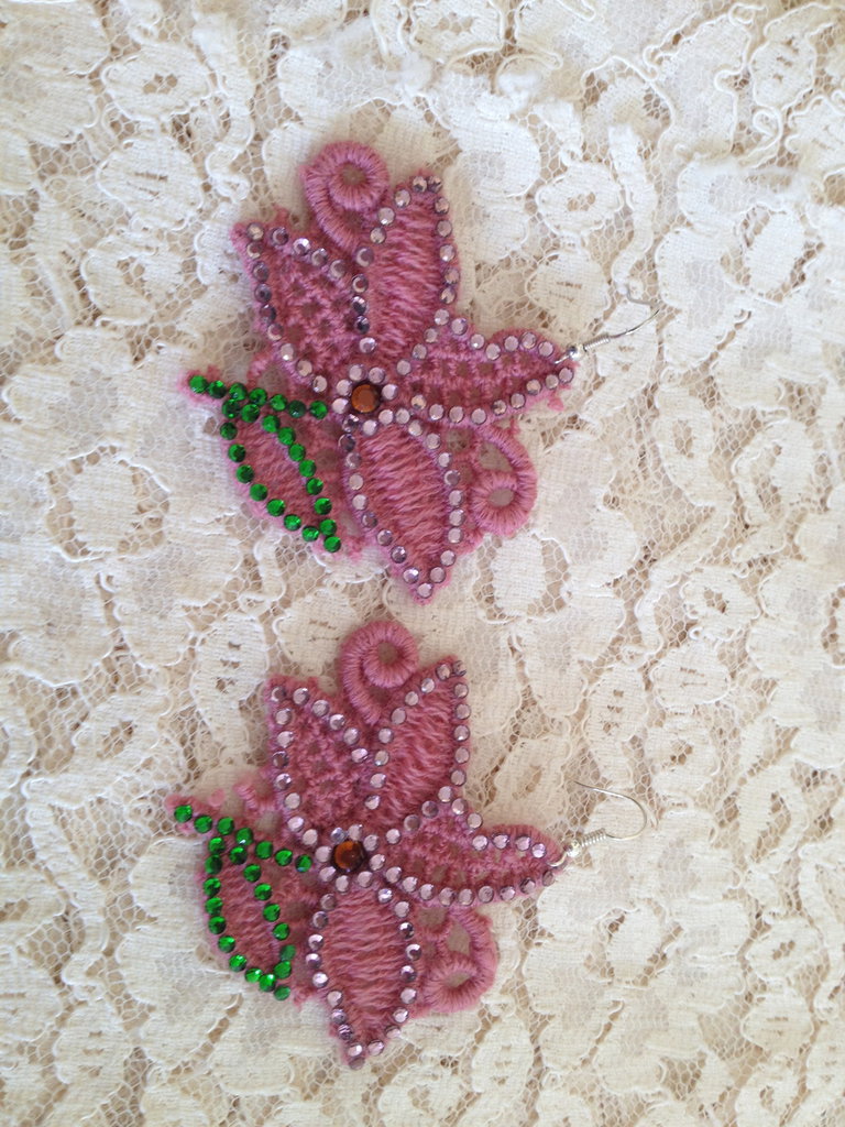 Applique In Pizzo Con Strass Fatti A Mano, Perline, Toppe Cucite A Mano Scollatura Per Accessori Per Abiti Eleganti Viola~p122014393