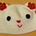 amigurumi Kitty e cappellino per bambina
