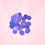 Paillettes blu indaco 10mm