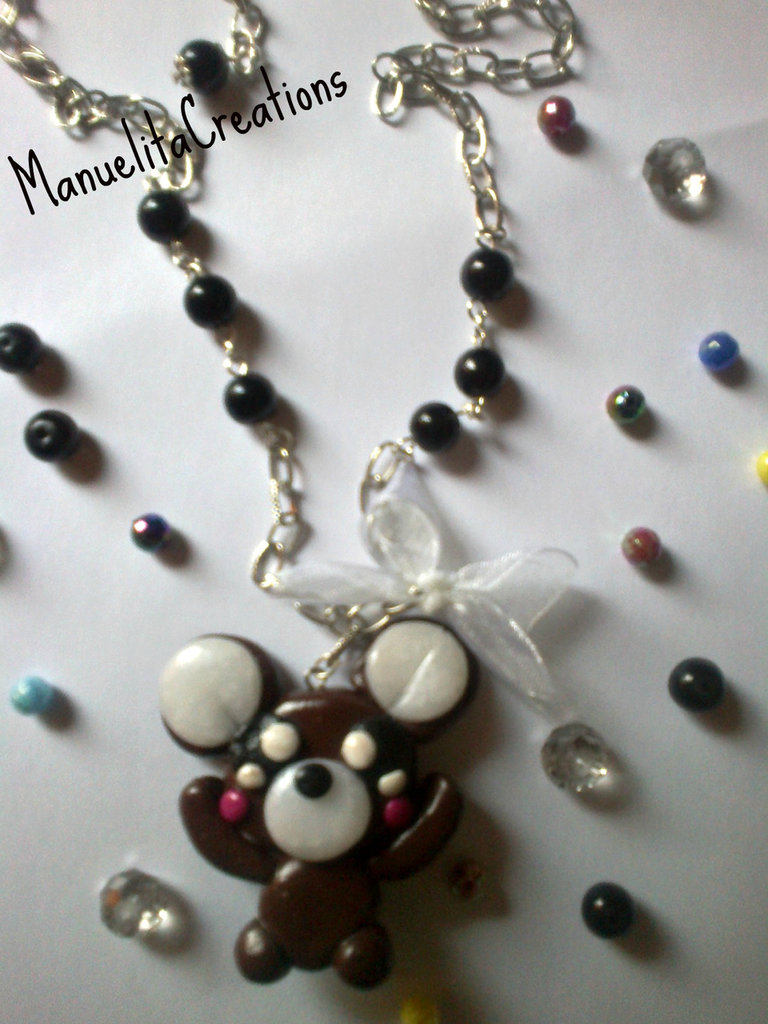 ONEFINITY Collana Orsacchiotto In Argento 925 Con Zirconi E Cuore Rosa: Tenerezza E Luce