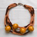 Collana Tricot Marrone