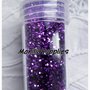 1 TUBETTO GLITTER STURDUST PORPORINA 8 GR VIOLA