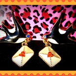 orecchini smalto rondine | Rondini