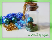 squirtle in a jar collana