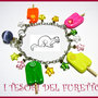 Bracciale "Ghiaccioli e stelle" fimo cernit Estate 2012