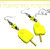 Orecchini "Ghiaccioli al Limone" fimo cernit idea regalo estate 2012 kawaii
