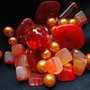 materiale bijoux arancione