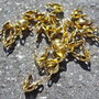 50 coprinodo color oro - nickel free - 8 mm.