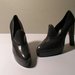 BLUE SEA KIDSKIN WEDGES (PLATEAU) - SIZE 5.5 - '70 - MADE IN ITALY - NEW AND NEVER WORN