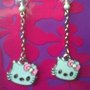 Orecchini Hello Kitty argento 925 e cristallo