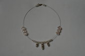 collana artigianale quarzo rosa -   handcrafted rose quartz necklace