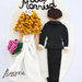 Guestbook sposi con decorazione in cernit