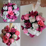 Bouquet a borsetta con fiori d'Origami (da personalizzare) 