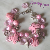 Bracciale rosa mix Bracciale rosa mix