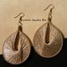 Orecchini "Sparkle" Gold - Thread earrings