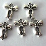 UR URLIFEHALL 200 Perline Distanziali In Argento Tibetano, 10 Stili, Piatte, Rotonde, A Forma Di Fiore, Perline Sfuse Per Gioielli Fai Da Te, Artigianato, Decorazioni Per Capelli - Foto 8