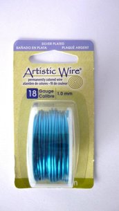 Artistic wire Peacock Blue