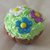 CUPCAKE PRATO CON FIORI SEGNAPOSTO/PORTAFOTO