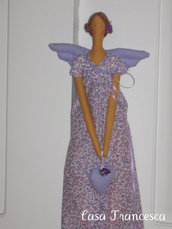 Bambola modello Tilda lilla