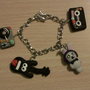 Braccialetto con accessori musica fimo