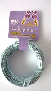 Aluminum Wire® 18 gauge (1,02 mm), Peacock.
