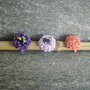 ANELLO FIORE CROCHET - SET 3 PZ.