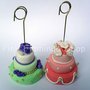 Mini wedding cake segnaposto portafoto - torte nuziali