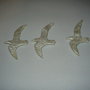 One Magnet seagull Mother of Pearl lace Embroidery 