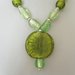 collana perle di vetro verdi