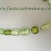 collana perle di vetro verdi
