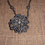 Collana Girocollo A Fiore Regolabile In Tessuto - Elegante, Romantica, Perfetta Per Spose, Donne E Ragazze