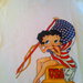 Betty boop US Flag