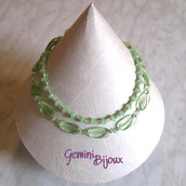 Collana verde crystal Collana verde crystal