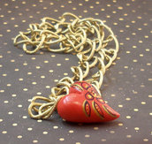 RED PASSION NECKLACE - COLLANA SERIE CUORE