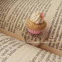 anello con cupcake in fimo