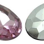 Fingerinspire 100 Pz Cabochon Di Strass Di Vetro Con Retro A Punta Sfaccettato Occhio Di Cavallo
