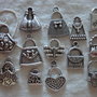13 borse in argento tibetano
