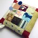 Patchwork Pincushion -- by Le Coccole -- tiny nine patch
