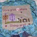 Cross stitch Chart - Love is where sheeps are - by G.O. Designs