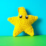 Super Mario Star amigurumi bag charm - Stella Super Mario amigurumi charm per borsa