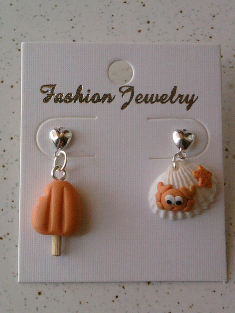 LONYOO Orecchini A Tema Oceano Con Granchio, Conchiglia, Corallo E Stella Marina - Acrilico Leggero Con Gancio In Acciaio Inox, Ipoallergenici, Regalo Estivo Per Donna